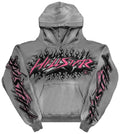 Grey HS Flame Hoodie
