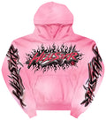 Brain Washed Without Brain Pink HS Hoodie