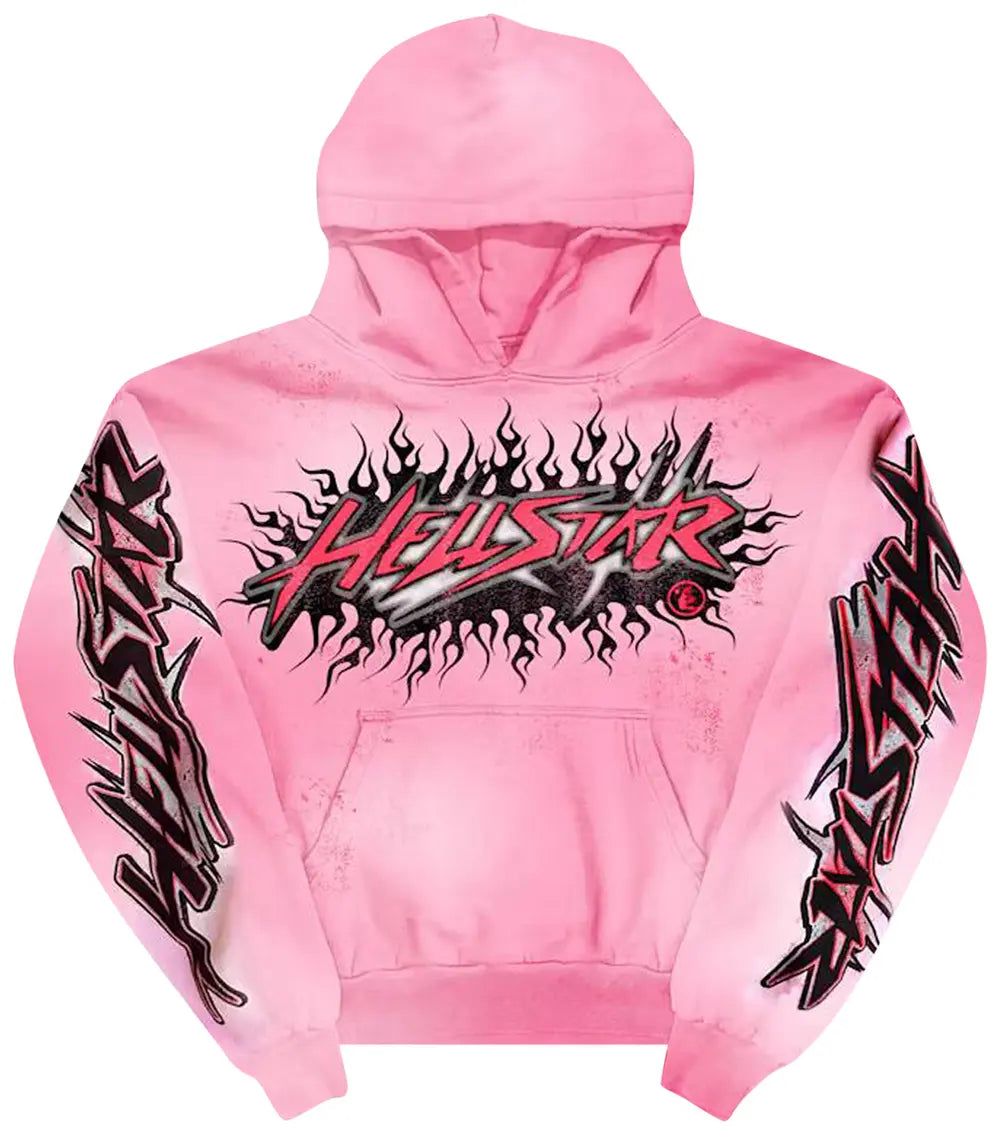 Brain Washed Without Brain Pink HS Hoodie