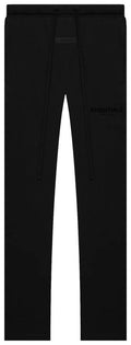 Black E Sweatpants (UNCUFFED)