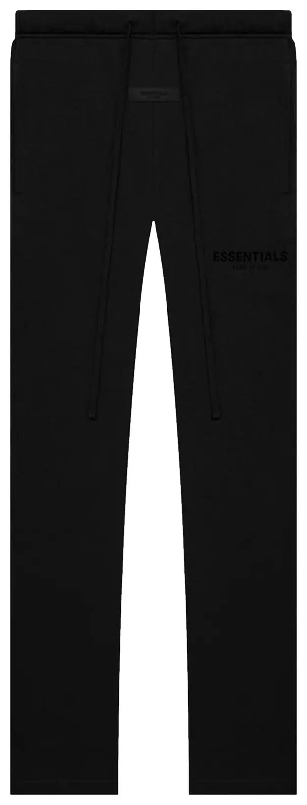 Black E Sweatpants (UNCUFFED)
