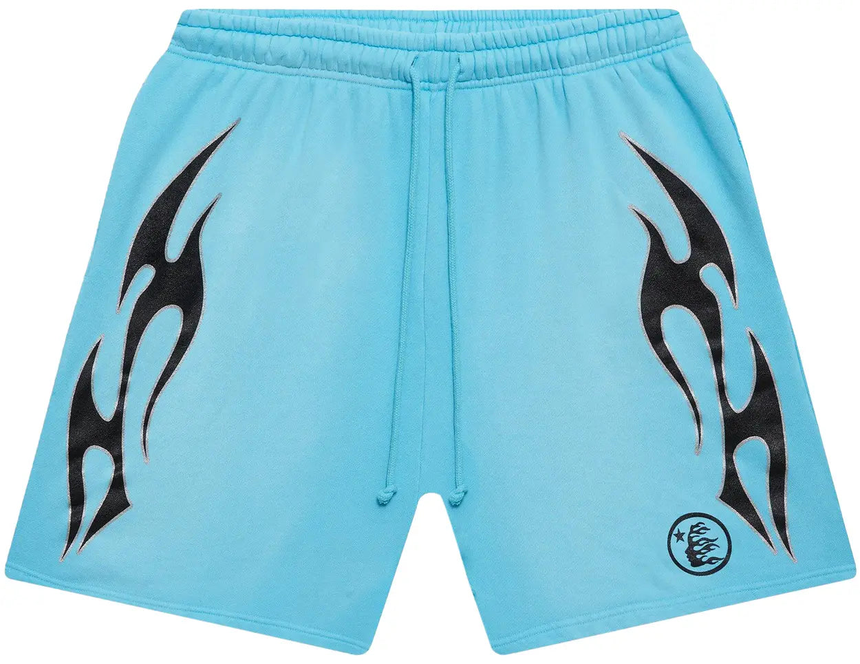 Light Blue HS Flame Shorts