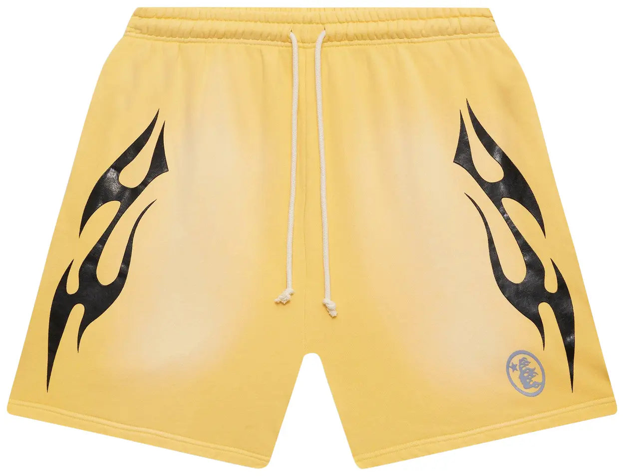 Yellow HS Flame Shorts