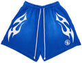 Blue HS Flame Shorts