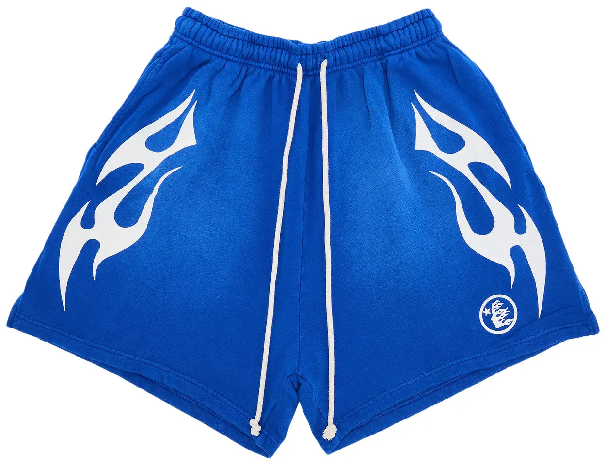 Blue HS Flame Shorts