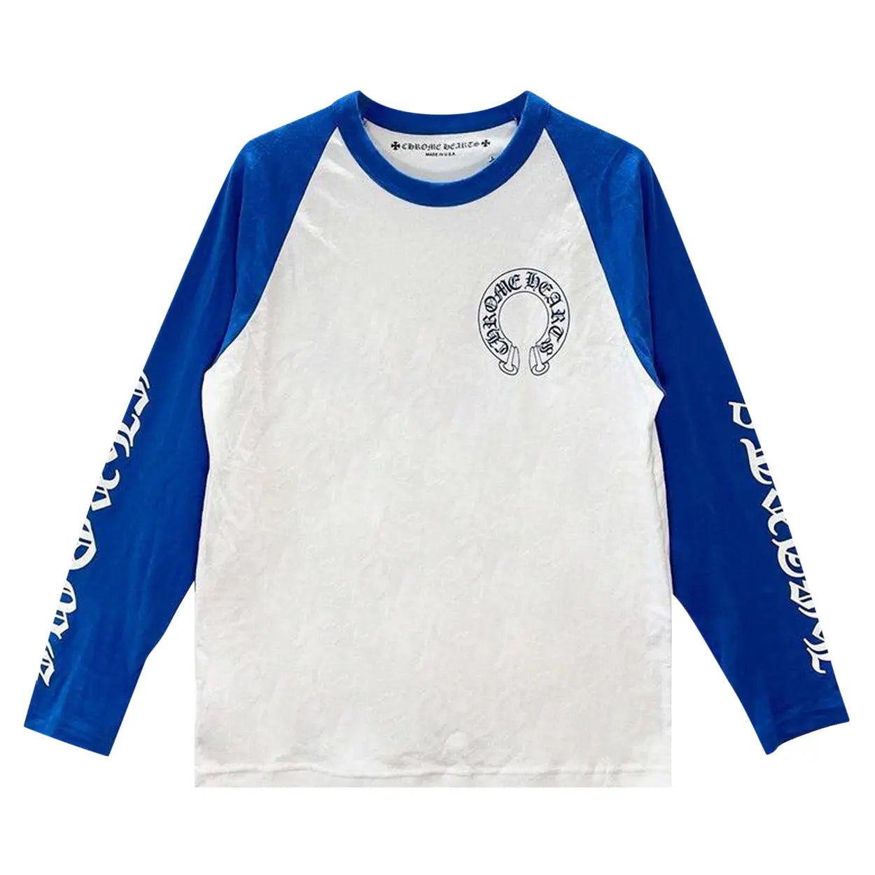 Blue/White Chrome Hrt Long Sleeve