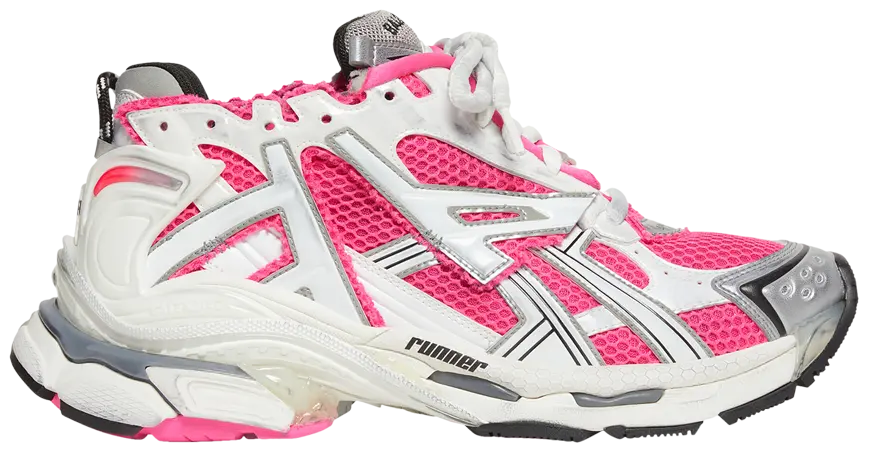 Pink/White Balenci Runner
