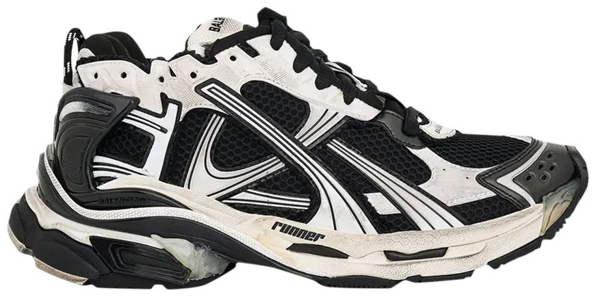 Black/White Balenci Runner